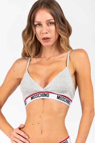 Soutien triângulo Cinzento mesclado