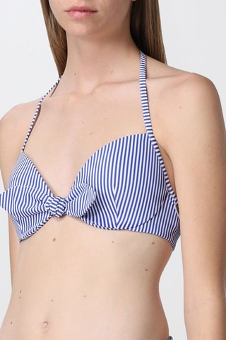 Haut de maillot - Bleu et blanc