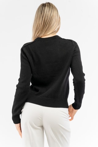 Camisola em lã e caxemira - Preto