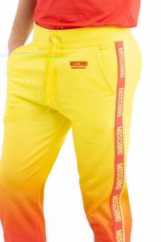 Calças tie and dye - Amarelo e laranja
