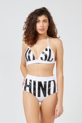 Bas de maillot taille haute - Blanc