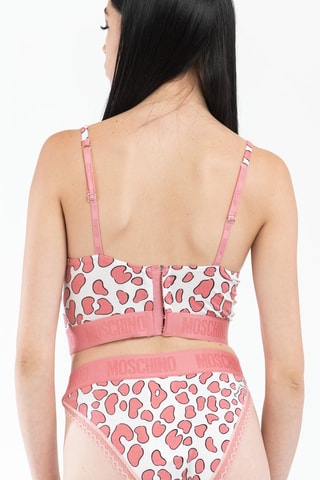Top Rosa e branco