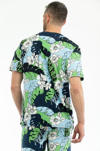 Camisa - Verde e azul