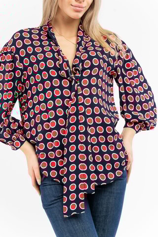 Camisa - Preto e vermelho