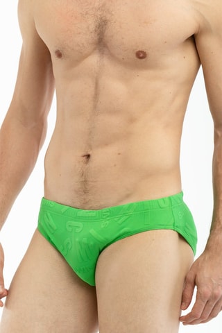 Cueca de banho - Verde-claro