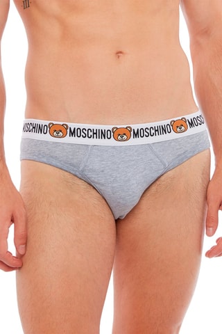 Cueca Cinzento-claro mesclado