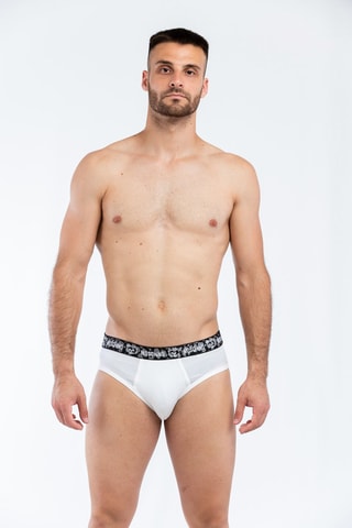 Cueca Branco e preto