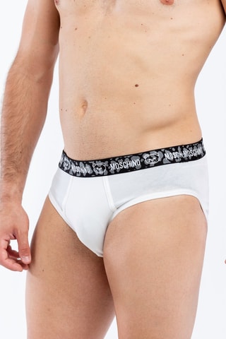 Cueca Branco e preto
