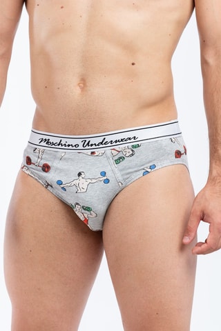 Cueca Cinzento mesclado