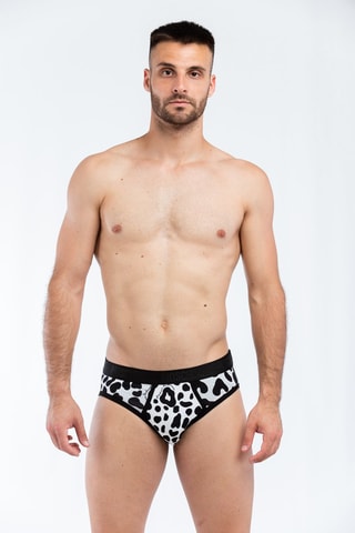 Cueca Preto e branco