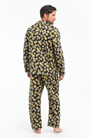 Pijama Preto e amarelo