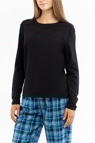 Pijama - Azul e preto