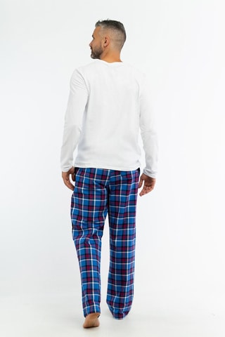 Pijama - Azul e branco