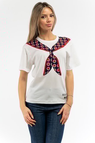 T-shirt - Branco e vermelho