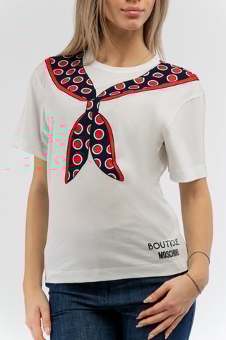 T-shirt - Branco e vermelho