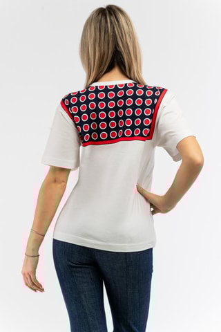 T-shirt - Branco e vermelho