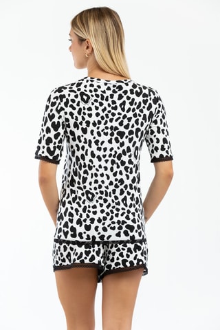 T-shirt Branco e preto