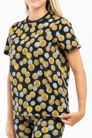 T-shirt Preto e amarelo