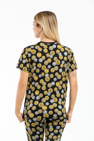 T-shirt Preto e amarelo
