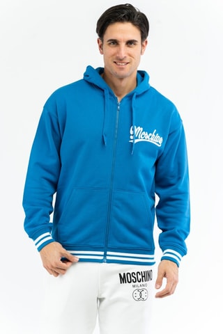 Sweats com capuz - Azul-cobalto