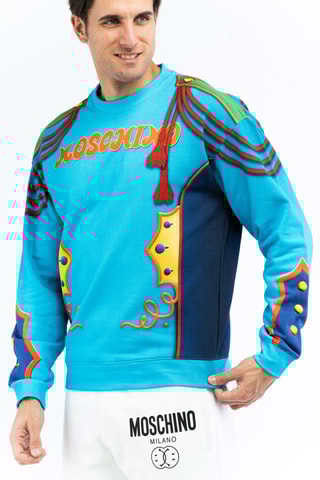 Sweat - Turquesa e vermelho
