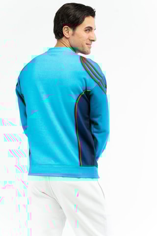 Sweat - Turquesa e vermelho