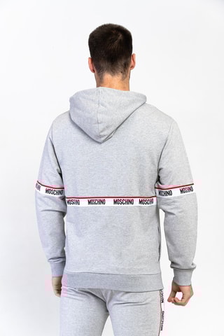 Sweat com capuz Cinzento-claro mesclado