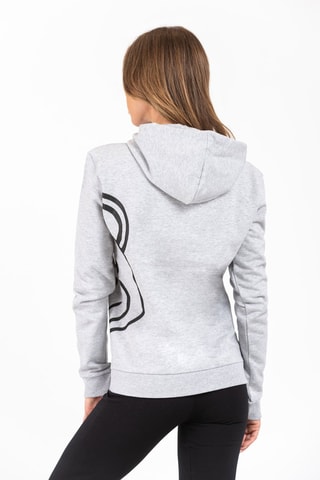 Sweat com capuz Cinzento mesclado