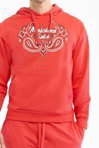 Sweat com capuz - Coral