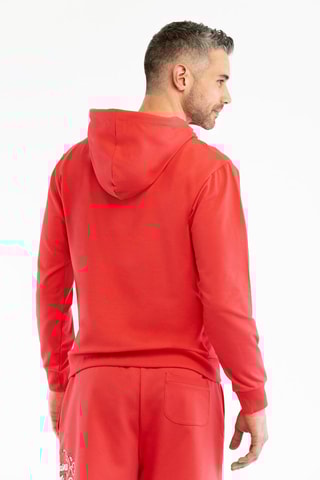 Sweat com capuz - Coral