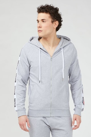Sweat com capuz Cinzento-claro-mesclado