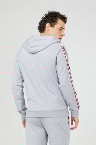 Sweat com capuz Cinzento-claro-mesclado