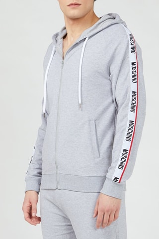 Sweat com capuz Cinzento-claro-mesclado