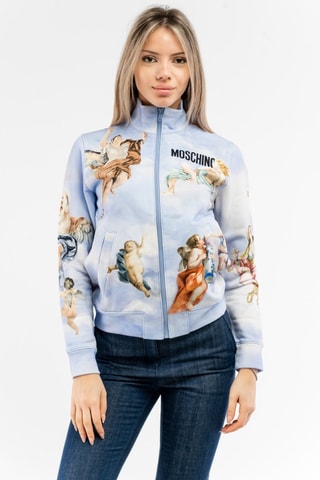 Sweat - Azul e branco