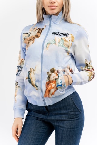 Sweat - Azul e branco