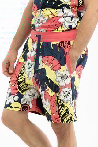 Bermudas - Rosa e azul-marinho