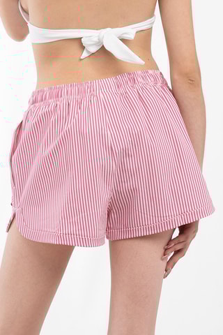 Calções de banho Rosa e branco