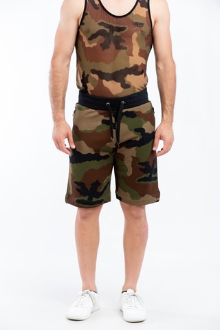 Bermudas Castanho e caqui
