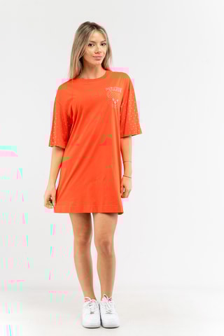 Vestido t-shirt - Laranja