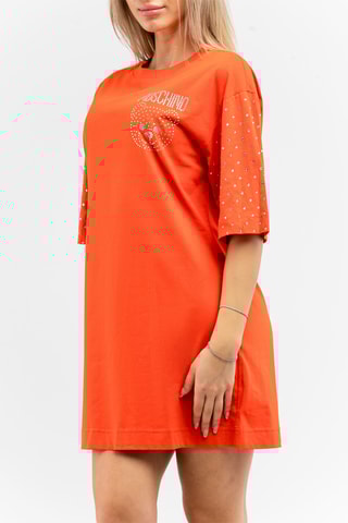 Vestido t-shirt - Laranja