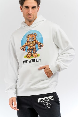 Sweat com capuz - Branco