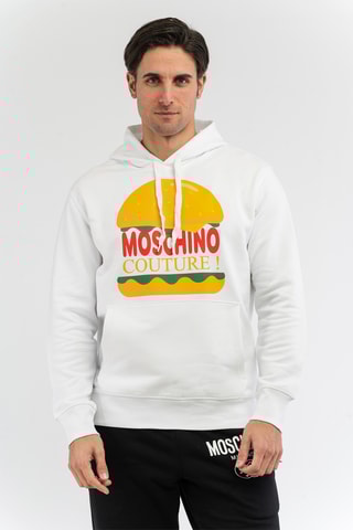 Sweat com capuz - Branco
