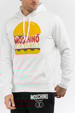 Sweat com capuz - Branco