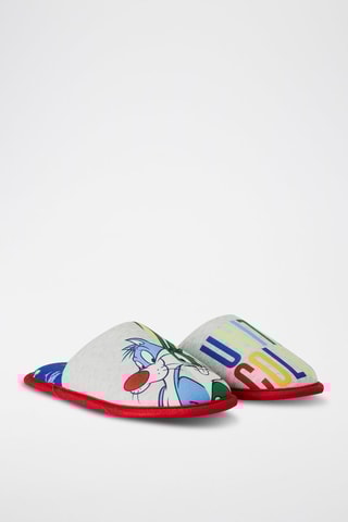 Pantufas Silvestre e Bugs Bunny Looney Tunes - Multicor