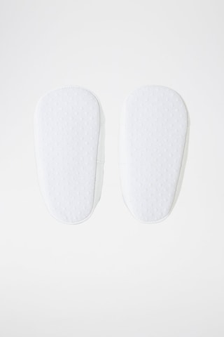 Chinelos de quarto subidos - Branco