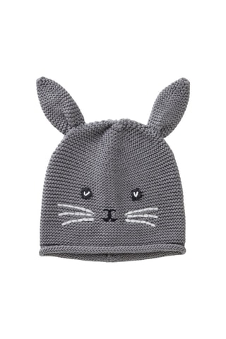Gorro com orelhas - Cinzento