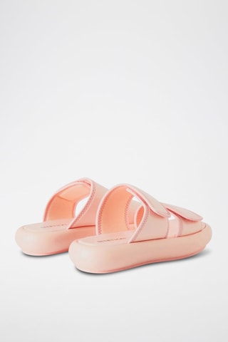 Mules com plataforma - Rosa