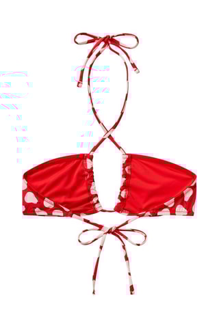 Parte de cima de biquíni - Vermelho