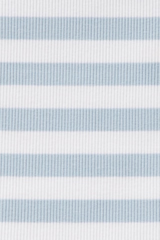 Camisola de alças - Azul e branco