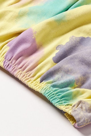 Camisola de alças - Amarelo e violeta
